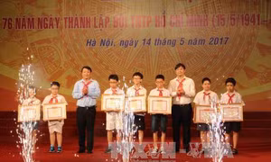Thiếu niên, nhi đồng Thủ đô học nhiều điều hay, làm nghìn việc tốt