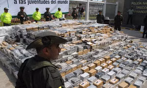 Colombia thu giữ 1,3 tấn cocaine cất giấu trong các lô hàng thực phẩm đông lạnh