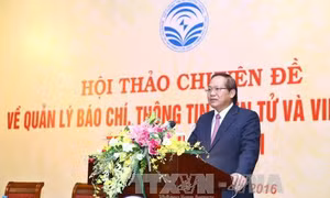 Quản lý báo chí, thông tin điện tử và viễn thông trong tình hình mới