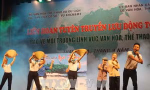Liên hoan tuyên truyền lưu động về bảo vệ môi trường trong lĩnh vực văn hóa, du lịch