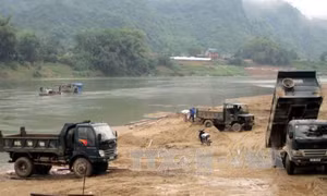 Khan hiếm nguồn cung, cát xây dựng tại Bắc Kạn tăng giá 