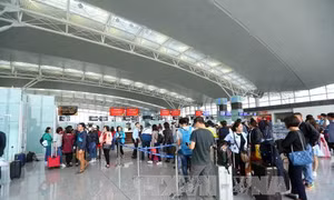 Cháy tại nhà ga T1 Nội Bài do chập điện