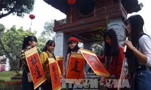 Hội chữ Xuân Đinh Dậu 2017 khai mạc ngày 21/1