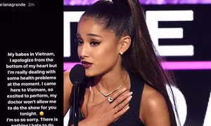 Dù Cục NTBD yêu cầu làm rõ, nguyên nhân ca sĩ Ariana Grande hủy show vẫn chưa được tiết lộ