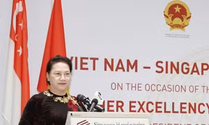 Chủ tịch Quốc hội Nguyễn Thị Kim Ngân dự Đối thoại doanh nghiệp Việt Nam - Singapore