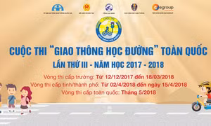 Phát động cuộc thi 'Giao thông học đường' toàn quốc năm học 2017-2018 