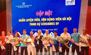 'Truyền lửa' cho các vận động viên Thủ đô tham dự SEA Games 29 