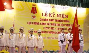 Kỷ niệm 20 năm ngày truyền thống lực lượng Cảnh sát Điều tra tội phạm về ma túy 