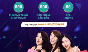 Hàng nghìn sản phẩm giảm giá ngày Online Friday 2017