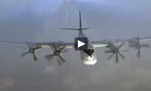 'Gấu Nga' Tu-95 lần đầu sải cánh tuần tra trên Thái Bình Dương