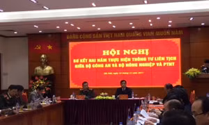 Liên ngành Công an và Nông nghiệp hợp tác phòng chống tội phạm 