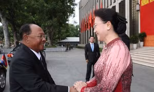 Chủ tịch Quốc hội Vương quốc Campuchia kết thúc tốt đẹp chuyến thăm hữu nghị chính thức Việt Nam