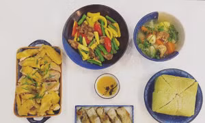 Những mâm cỗ cúng rằm đẹp mê mẩn của chị em