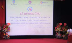 Bắc Ninh phát động cuộc thi trực tuyến tìm hiểu pháp luật dành cho học sinh THPT năm 2017