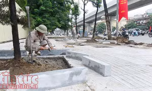 Chủ tịch UBND thành phố Nguyễn Đức Chung nói gì về việc lát đá vỉa hè Hà Nội?