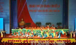 Chương trình văn nghệ chào mừng thành công Đại hội đại biểu Phụ nữ toàn quốc lần thứ XII