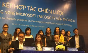 Công ty Viễn Thông A, Microsoft và CMC ký kết hợp tác công nghệ