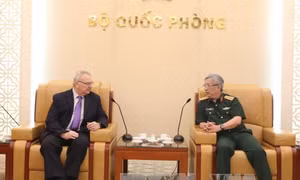 Thượng tướng Nguyễn Chí Vịnh tiếp Phó Chủ tịch cấp cao Hội đồng Kinh doanh Hoa Kỳ - ASEAN