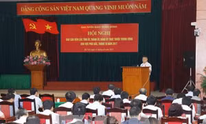 Hội nghị Báo cáo viên các tỉnh ủy, thành ủy, đảng ủy trực thuộc Trung ương khu vực phía Bắc 
