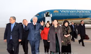 Chủ tịch Quốc hội bắt đầu thăm chính thức Cộng hòa Kazakhstan 