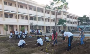 Học sinh ở Bến Tre thực hành khởi nghiệp từ sân trường