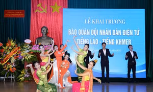 Khai trương Báo Quân đội nhân dân điện tử tiếng Lào, tiếng Khmer