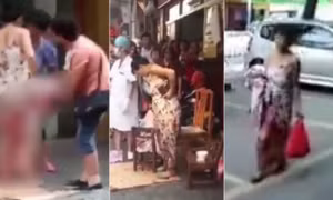 Đẻ rơi trên đường đi chợ rồi bình thản bế con, xách đồ về nhà