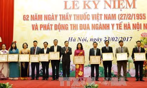 Tôn vinh 100 thầy thuốc tiêu biểu của Thủ đô