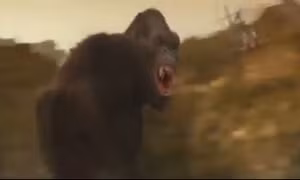 King Kong vượt qua rừng lửa trong cảnh quay ở Việt Nam