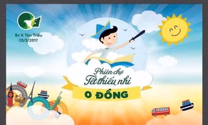 Phiên chợ 0 đồng dành cho bệnh nhi ung thư