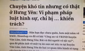 Phó Thủ tướng đề nghị làm rõ vụ 'bắt và thả người vô tội vạ'