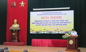 Bắc Ninh: Nâng cao chất lượng soạn thảo, ban hành văn bản quy phạm pháp luật