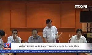 Phó Thủ tướng Vũ Đức Đam họp khẩn tại Hòa Bình