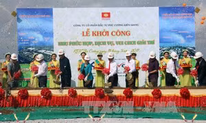 Xây sân đáp máy bay trực thăng tại khu phức hợp dịch vụ giải trí Kiên Giang