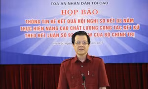 Nâng cao chất lượng công tác xét xử tại các tòa án 