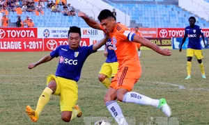 V.League 2017: Các trận đấu chiều 1/10, 4 đội chia điểm