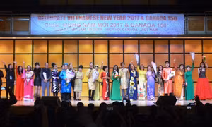 Kiều bào tại Canada vui đón Xuân Đinh Dậu 2017 