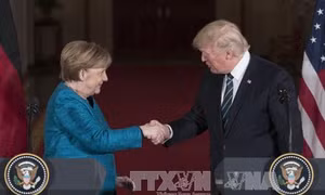Lãnh đạo Mỹ, Đức lần đầu hội đàm thượng đỉnh sau khi ông Trump làm Tổng thống