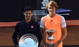Hạ gục đàn anh Djokovic, Zverev giành cúp vô địch Rome Masters 