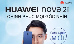 Huawei tung phiên bản Nova 2i màu xanh