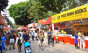 Doanh thu Phố sách Hà Nội Xuân Đinh Dậu đạt trên 7 tỷ đồng 