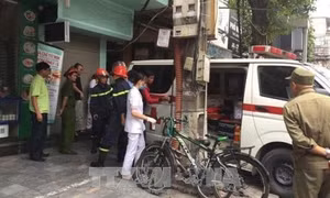 Hà Nội: Cháy nhà tạm ở phố Trung Kính, một người tử vong