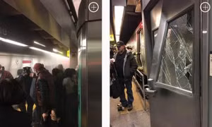 Tàu hỏa trật bánh đúng giờ cao điểm ở New York, gần 80 người bị thương
