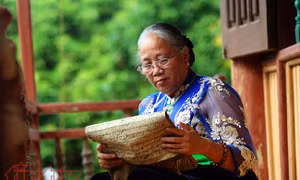 Nữ nghệ nhân nặng lòng với chữ Thái cổ 