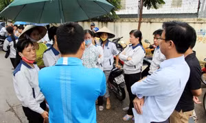 Công nhân Công ty TNHH TPS Việt Nam đã đi làm trở lại 