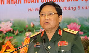 Đại tướng Ngô Xuân Lịch dự Lễ khai giảng của Học viện Lục quân