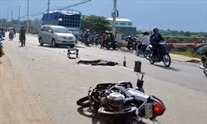 Hải Phòng: Va chạm giữa 2 xe máy, 4 người thương vong