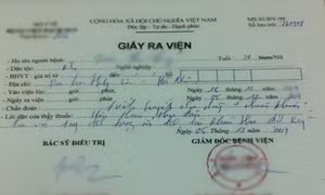 Làm giả giấy ra viện để trục lợi bảo hiểm 