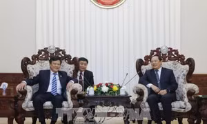 Lãnh đạo Lào đánh giá cao sự hợp tác giữa Bộ Nội vụ hai nước 