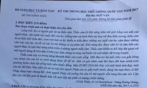 Chuyên gia hướng dẫn làm đề thi Ngữ văn sáng nay